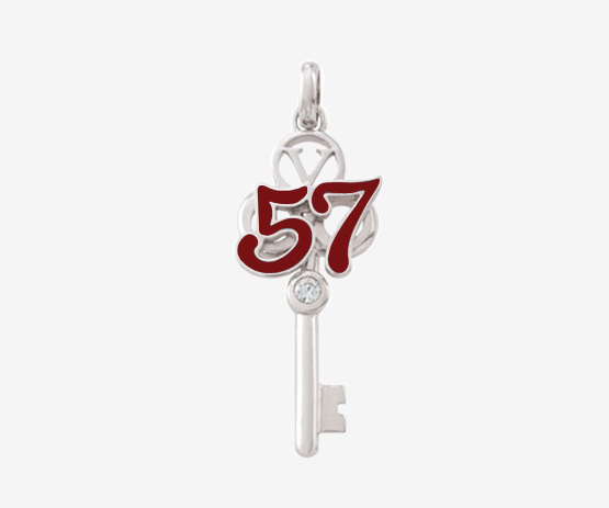 Victory Key Pendant 57-Red