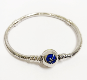 Qin Bracelet Silver-Blue