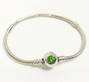 Qin Bracelet Silver-Green