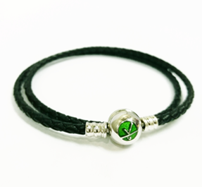 Qin Bracelet Leather-Green