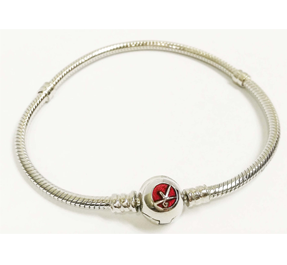 Qin Bracelet Silver-Red