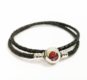 Qin Bracelet Leather=Red