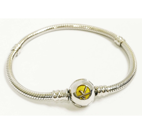 Qin Bracelet Silver-Yellow