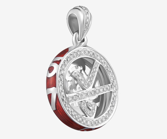 The Symbol of Life Pendant 57-Red
