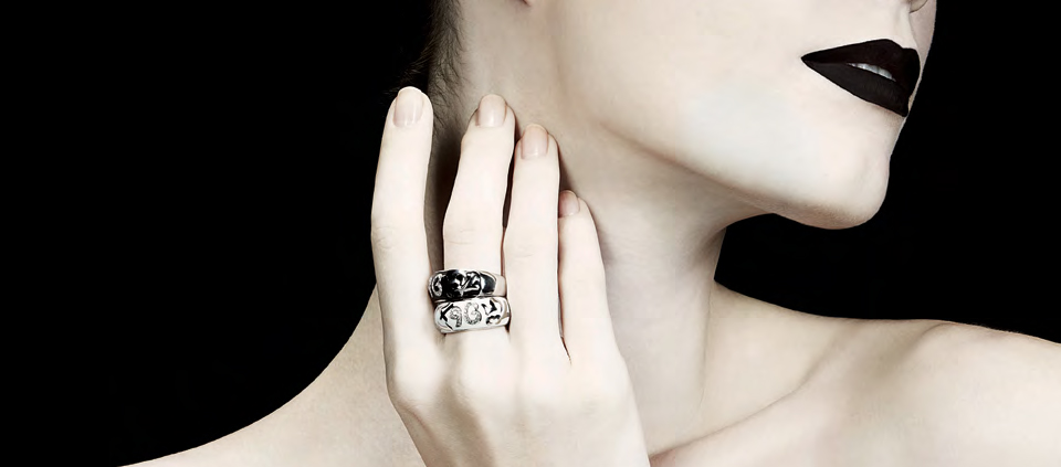Silver Trinity Diamond Ring
